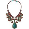 Chrysocolla Fluid Macramé Necklace