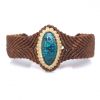 Azurite Macramé Bracelet