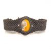 Bumblebee Jasper Macramé Bracelet