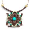 Chakana Macramé Necklace