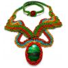 Chrysocolla Macramé Necklace