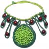 Green Coral Necklace