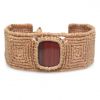 Jaspilite Macramé Bracelet