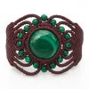 Malachite Bordeaux Bracelet