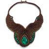 Malachite Eagle Necklace