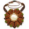 Mother-of-pearl Macramé Necklace